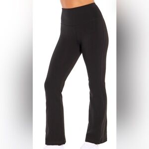 Women with Control Black Boot Cut Flare Pants